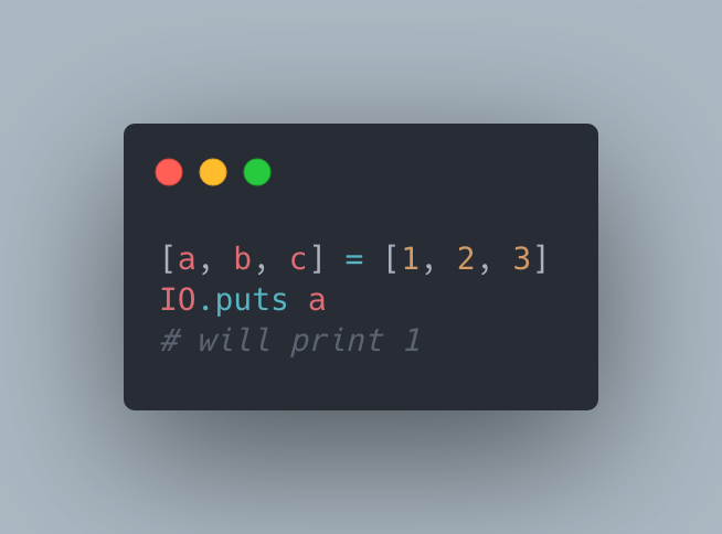 List destructuring with pattern matching