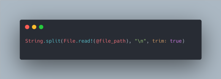 The equivalent nested function call